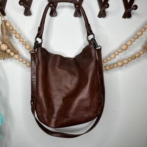 Frye Melissa Leather Hobo Bag